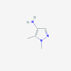 molecular formula C5H9N3 B176705 1,5-dimethyl-1H-pyrazol-4-amine CAS No. 121983-36-6