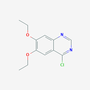molecular formula C12H13ClN2O2 B176708 4-Chloro-6,7-diethoxyquinazoline CAS No. 162363-46-4