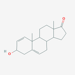 molecular formula C19H26O2 B176749 3-Hydroxy-10,13-dimethyl-3,4,7,8,9,11,12,14,15,16-decahydrocyclopenta[a]phenanthren-17-one CAS No. 18088-27-2
