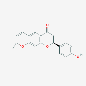 molecular formula C20H18O4 B176751 5-Dehydroxyparatocarpin K CAS No. 124858-37-3