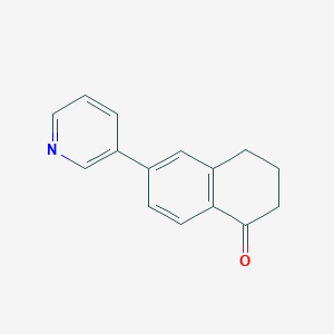 6-(pyridin-3-yl)-3,4-dihydronaphthalen-1(2H)-one