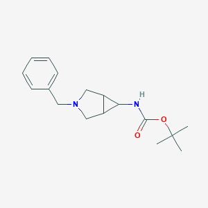 molecular formula C17H24N2O2 B176777 tert-Butyl (3-benzyl-3-azabicyclo[3.1.0]hexan-6-yl)carbamate CAS No. 186376-18-1