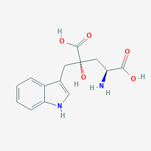 molecular formula C14H16N2O5 B176783 Monatin CAS No. 146142-94-1