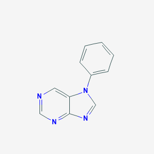 molecular formula C11H8N4 B017679 7-phenyl-7H-purine CAS No. 18346-05-9