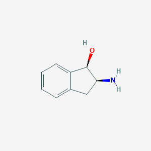 molecular formula C9H11NO B176793 (1R,2S)-2-amino-2,3-dihydro-1H-inden-1-ol CAS No. 142678-92-0