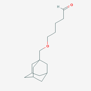 molecular formula C16H26O2 B017680 5-(Adamant-1-yl-methoxy)pentanal CAS No. 202577-32-0