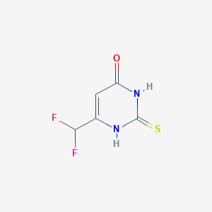 6-(Difluoromethyl)-4-hydroxypyrimidine-2(1H)-thione