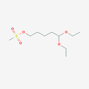 5,5-Diethoxy-1-(methylsulfonyloxy)pentane