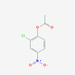 molecular formula C8H6ClNO4 B176836 2-Chloro-4-nitrophenyl acetate CAS No. 18855-84-0