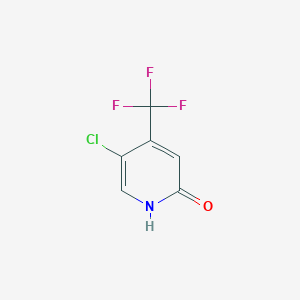 molecular formula C6H3ClF3NO B176837 5-Chloro-4-trifluoromethyl-pyridin-2-OL CAS No. 109919-31-5