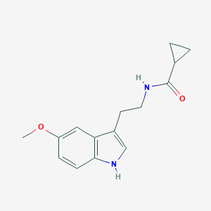 molecular formula C15H18N2O2 B176838 N-[2-(5-methoxy-1H-indol-3-yl)ethyl]cyclopropanecarboxamide CAS No. 139564-01-5