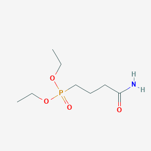 molecular formula C8H18NO4P B176842 4-Diethoxyphosphorylbutanamide CAS No. 108371-74-0