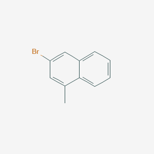 molecular formula C11H9Br B176847 3-Bromo-1-methylnaphthalene CAS No. 112929-89-2