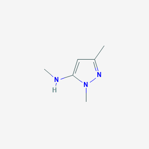 molecular formula C6H11N3 B176854 N,1,3-三甲基-1H-吡唑-5-胺 CAS No. 103068-68-4