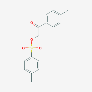 molecular formula C16H16O4S B176861 Ethanone, 1-(4-methylphenyl)-2-[[(4-methylphenyl)sulfonyl]oxy]- CAS No. 98475-04-8