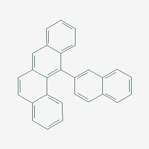 molecular formula C28H18 B176865 12-Naphthalen-2-ylbenzo[a]anthracene CAS No. 116027-92-0