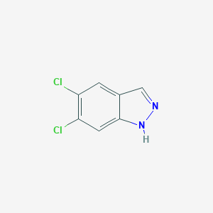 molecular formula C7H4Cl2N2 B176872 5,6-dichloro-1H-indazole CAS No. 124691-76-5
