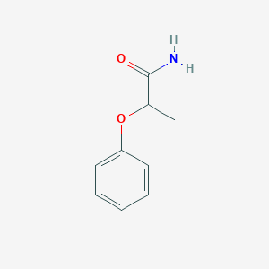 molecular formula C9H11NO2 B176874 2-Phenoxypropanamide CAS No. 13532-52-0