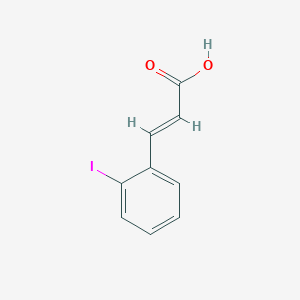 molecular formula C9H7IO2 B176876 2-Iodocinnamic acid CAS No. 1643-34-1