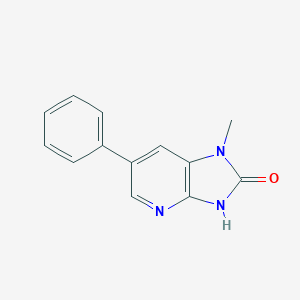 molecular formula C13H11N3O B017688 1-Methyl-6-Phenyl-1,3-Dihydro-2h-Imidazo[4,5-B]pyridin-2-One CAS No. 914918-69-7