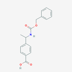 4-(1-(((Benzyloxy)carbonyl)amino)ethyl)benzoic acid