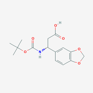 (R)-beta-[[(Tert-butoxy)carbonyl]amino]-1,3-benzodioxole-5-propanoic acid