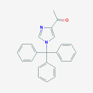 molecular formula C24H20N2O B176898 1-(1-trityl-1H-imidazol-4-yl)ethanone CAS No. 116795-55-2
