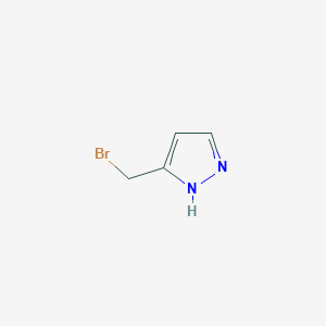molecular formula C4H5BrN2 B176913 3-(bromomethyl)-1H-pyrazole CAS No. 102846-12-8