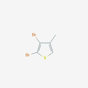 molecular formula C5H4Br2S B176918 2,3-Dibromo-4-methylthiophene CAS No. 125257-38-7