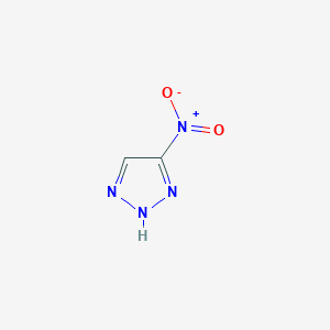 molecular formula C2H2N4O2 B176919 4-Nitro-2H-1,2,3-triazole CAS No. 14544-45-7