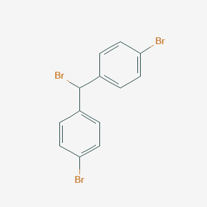 molecular formula C13H9Br3 B176922 1-Bromo-4-[bromo-(4-bromophenyl)methyl]benzene CAS No. 18066-91-6