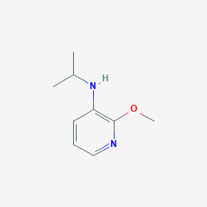 molecular formula C9H14N2O B176924 3-Pyridinamine, 2-methoxy-N-(1-methylethyl)- CAS No. 112777-37-4