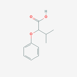 molecular formula C11H14O3 B176926 3-Methyl-2-phenoxybutanoic acid CAS No. 13794-02-0