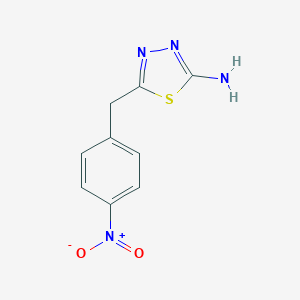 molecular formula C9H8N4O2S B176930 5-(4-Nitrobenzyl)-1,3,4-thiadiazol-2-amine CAS No. 247225-84-9