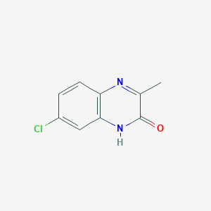 molecular formula C9H7ClN2O B176935 7-Chloro-3-methylquinoxalin-2(1h)-one CAS No. 17796-60-0