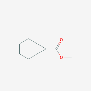 B176938 Methyl 1-methylbicyclo[4.1.0]heptane-7-carboxylate CAS No. 135415-94-0