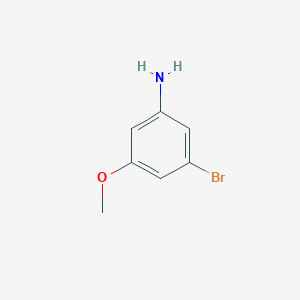 molecular formula C7H8BrNO B176949 3-Bromo-5-methoxyaniline CAS No. 16618-68-1