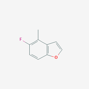 molecular formula C9H7FO B176952 5-Fluoro-4-methylbenzofuran CAS No. 199391-66-7