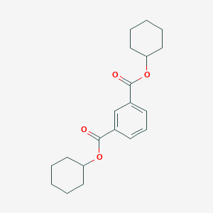 molecular formula C20H26O4 B176958 Dicyclohexyl benzene-1,3-dicarboxylate CAS No. 18699-42-8