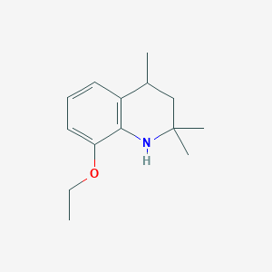 molecular formula C14H21NO B176963 8-Ethoxy-2,2,4-trimethyl-1,2,3,4-tetrahydroquinoline CAS No. 199186-60-2