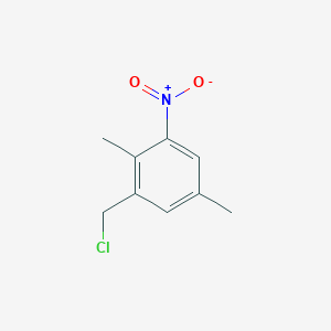 molecular formula C9H10ClNO2 B176973 1-(Chloromethyl)-2,5-dimethyl-3-nitrobenzene CAS No. 18102-22-2