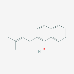 molecular formula C15H16O B176975 2-Prenyl-1-naphthol CAS No. 16274-34-3