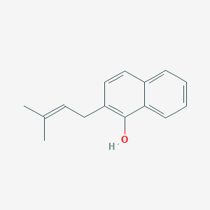 molecular formula C15H16O B176975 1-Hydroxy-2-prenylnaphthalene CAS No. 16274-34-3