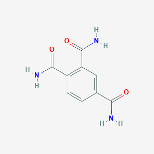 molecular formula C9H9N3O3 B176976 Benzene-1,2,4-tricarboxamide CAS No. 10508-39-1
