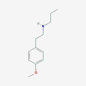 molecular formula C12H19NO B176978 N-propyl-4-methoxyphenethylamine CAS No. 102842-44-4