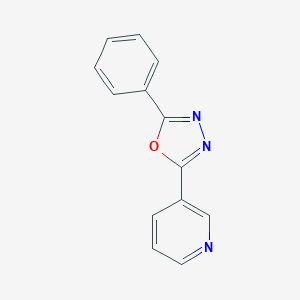 molecular formula C13H9N3O B176987 2-Phenyl-5-pyridin-3-yl-1,3,4-oxadiazole CAS No. 21398-08-3