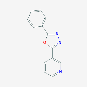 molecular formula C13H9N3O B176987 3-(5-Phenyl-1,3,4-oxadiazol-2-yl)pyridine CAS No. 21398-08-3