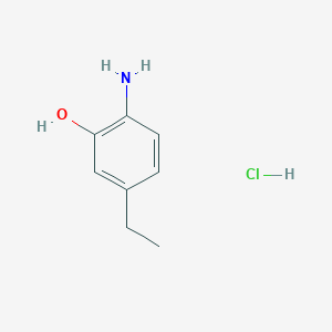 molecular formula C8H12ClNO B177001 2-Amino-5-ethylphenol hydrochloride CAS No. 149861-22-3