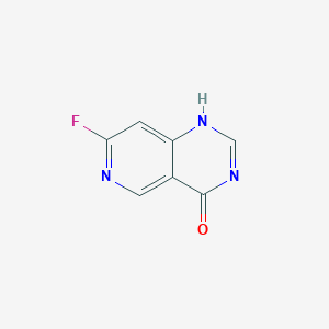 molecular formula C7H4FN3O B177004 7-Fluoropyrido[4,3-d]pyrimidin-4-ol CAS No. 171178-37-3
