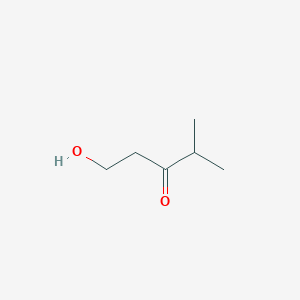molecular formula C6H12O2 B177011 1-Hydroxy-4-methylpentan-3-one CAS No. 132350-33-5